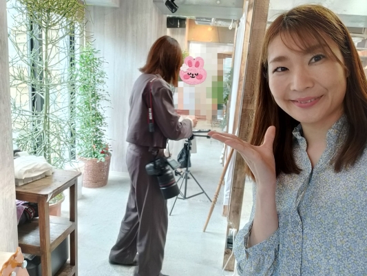 プロフィール写真撮影に同行させていただきました。